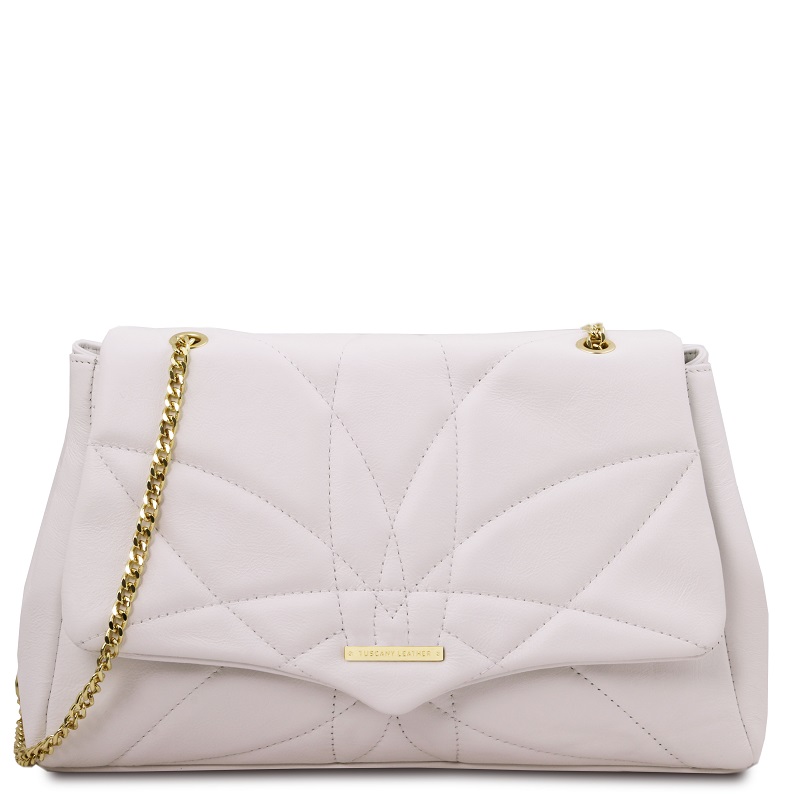 Soft leather shoulder bag -Ariana