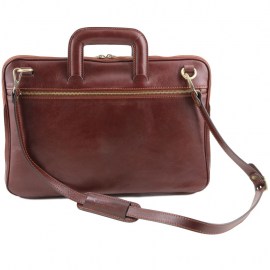 Document Leather briefcase- Caserta